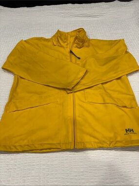 Helly Hansen Kids Bright Yellow Waterproof Raincoat
Size 12